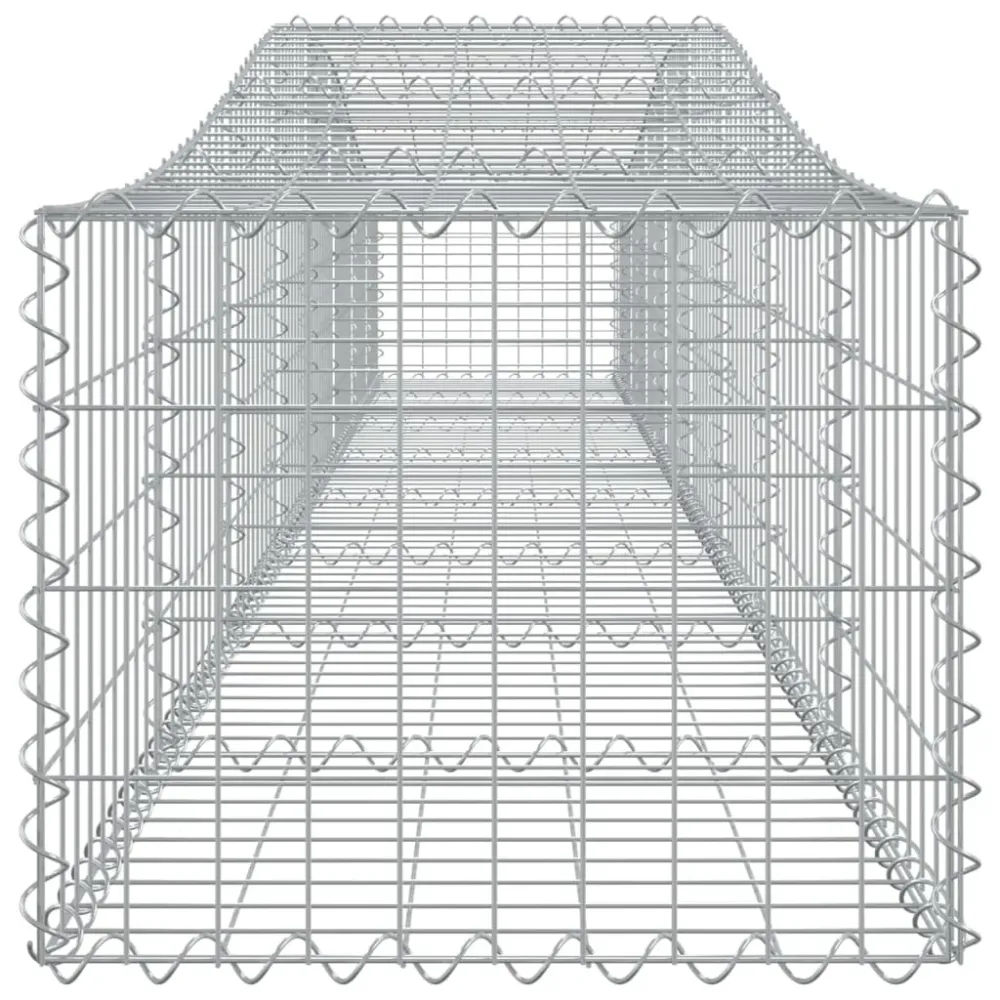 Coșuri gabion arcuite 5 buc, 400x50x40/60 cm, fier galvanizat
