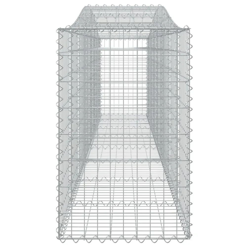 Coșuri gabion arcuite 3 buc, 400x50x80/100 cm, fier galvanizat