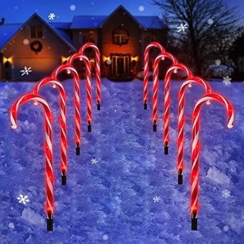 Decoratiune luminoasa, 5 acadele, incarcare solara, 40 cm