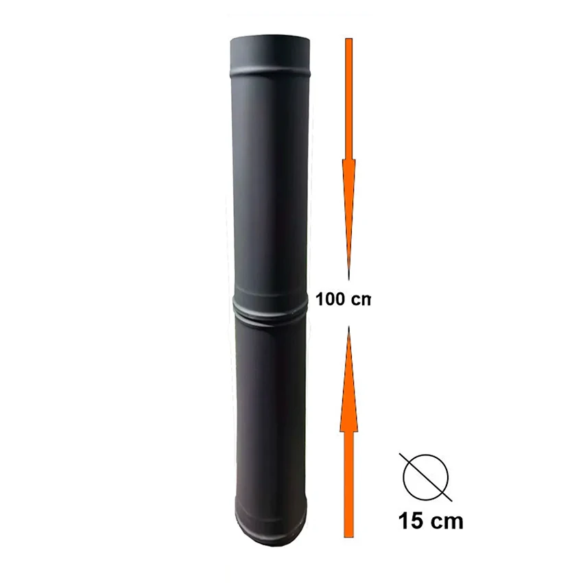 Țeavă INOX antracit 100cm pentru MAXIMUS 100cm AC81F