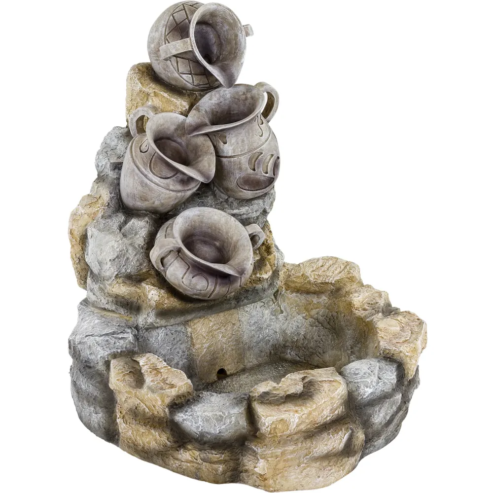 Fantana de gradina, carafe decorative, 70 x 83 x 75 cm
