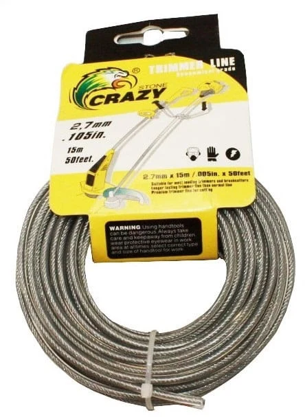 Fir taietor cu insertie metalica 15m - 2.7mm sectiune rotunda mc