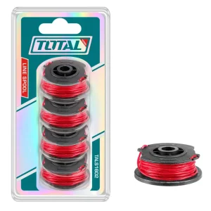 Fir trimmer TOTAL 1.6 mm, spiralat, bobina 5 m, pentru trimmer cu acumulator