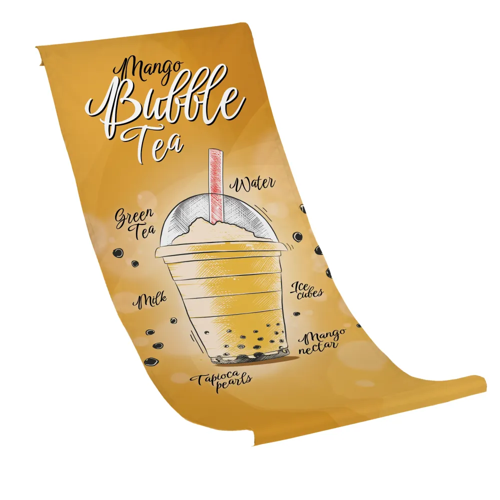 Foaie pentru șezlong MANGO BUBBLE TEA