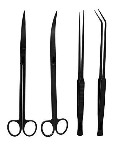Foarfeca curbata neagra-25cm