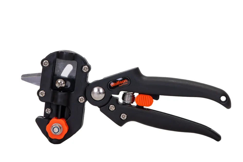 Foarfeca pentru altoit Wolfson cu 4 accesorii incluse