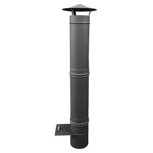 Coș de fum INOX Antracit Complet pentru MAXIMUS 100cm AC77F