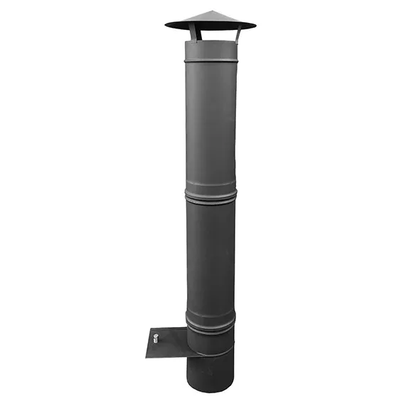 Coș de fum INOX Antracit Complet pentru MAXIMUS 100cm AC77F