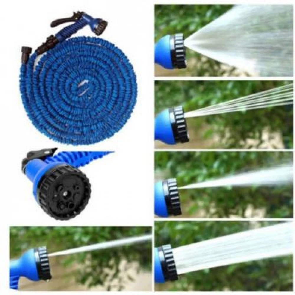 Furtun extensibil de gradina de 22.5 metri + dispozitiv pentru pulverizarea apei