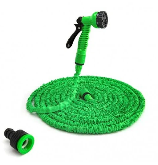 Furtun extensibil de gradina 30 metri,+ Accesoriu pentru stropit cu 3 moduri de stropire