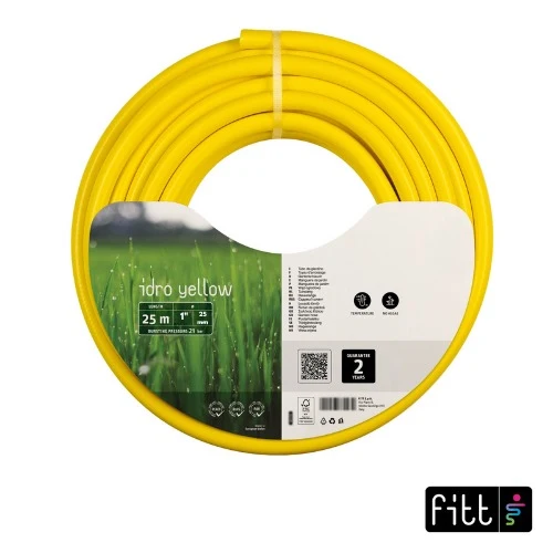 Furtun de gradina Idro Yellow, 25 mm (1"), rola 25 m