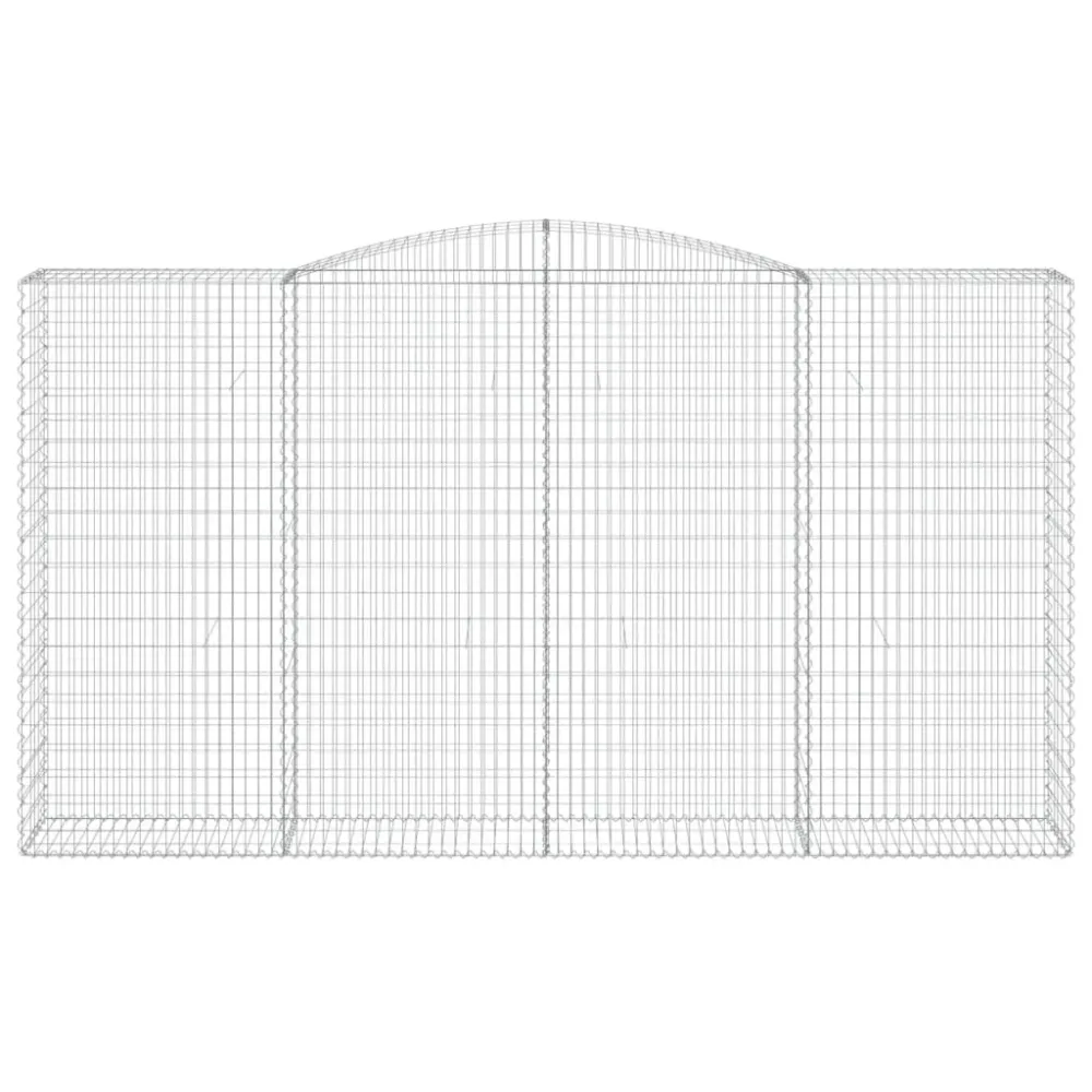 Coș gabion arcuit 400x50x220/240 cm fier galvanizat