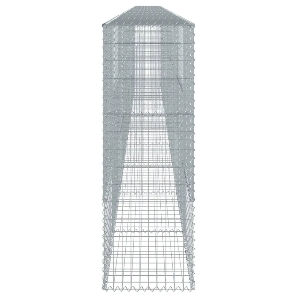 Coș gabion cu capac, 1000x50x150 cm, fier galvanizat