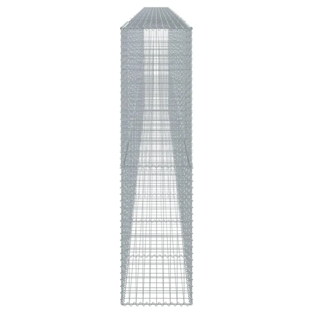 Coș gabion cu capac, 1000x50x200 cm, fier galvanizat