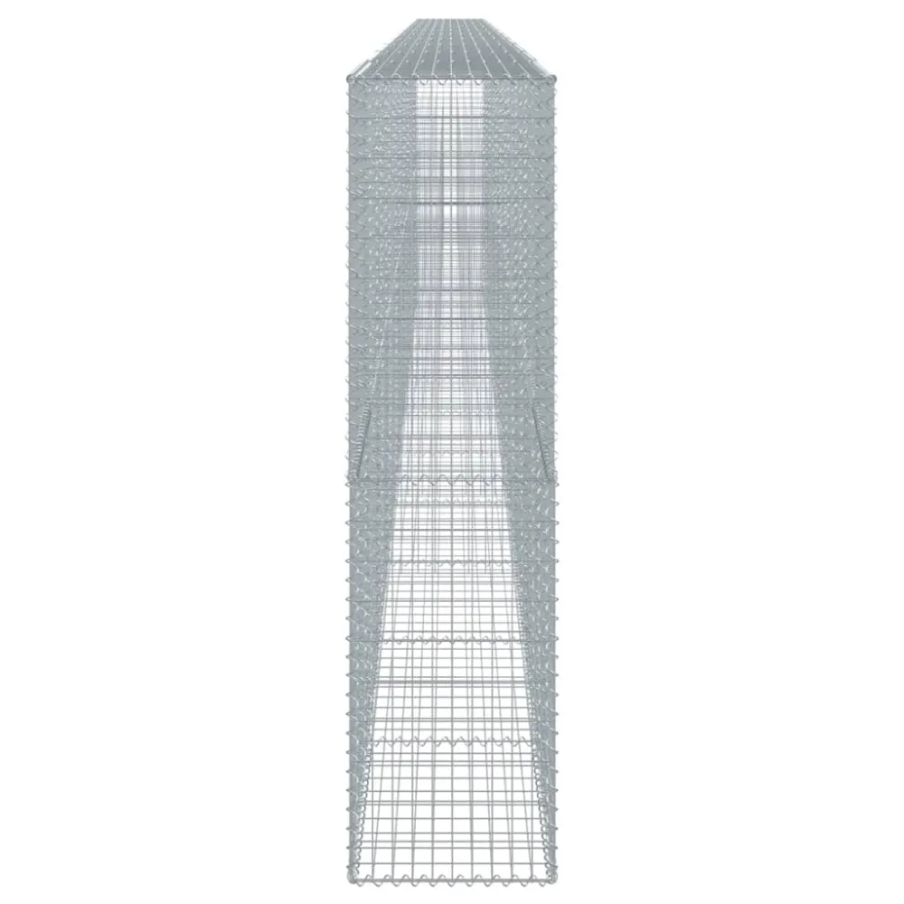 Coș gabion cu capac, 1100x50x200 cm, fier galvanizat