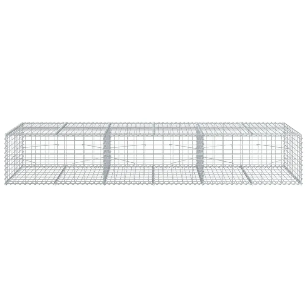 Coș gabion cu capac, 300x100x50 cm, fier galvanizat