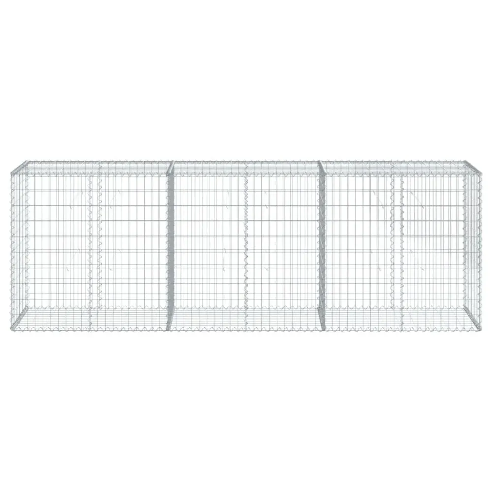 Coș gabion cu capac, 300x50x100 cm, fier galvanizat