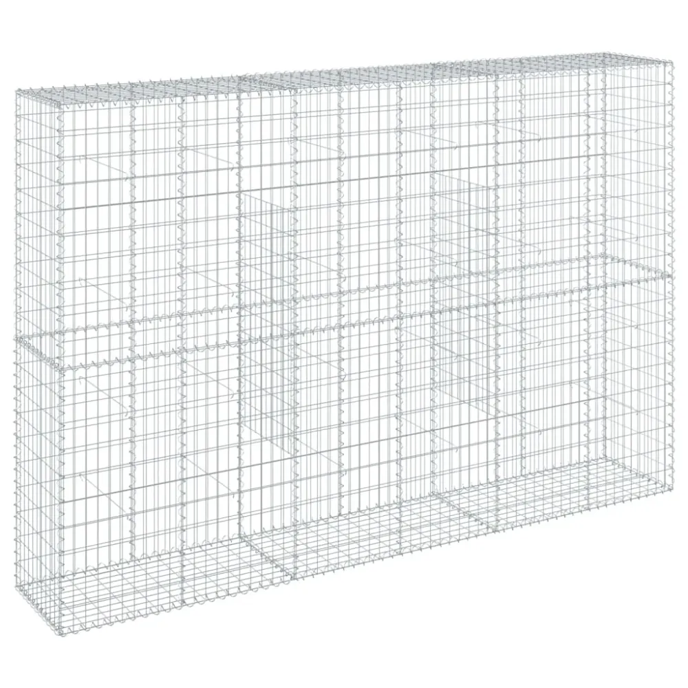 Coș gabion cu capac, 300x50x200 cm, fier galvanizat