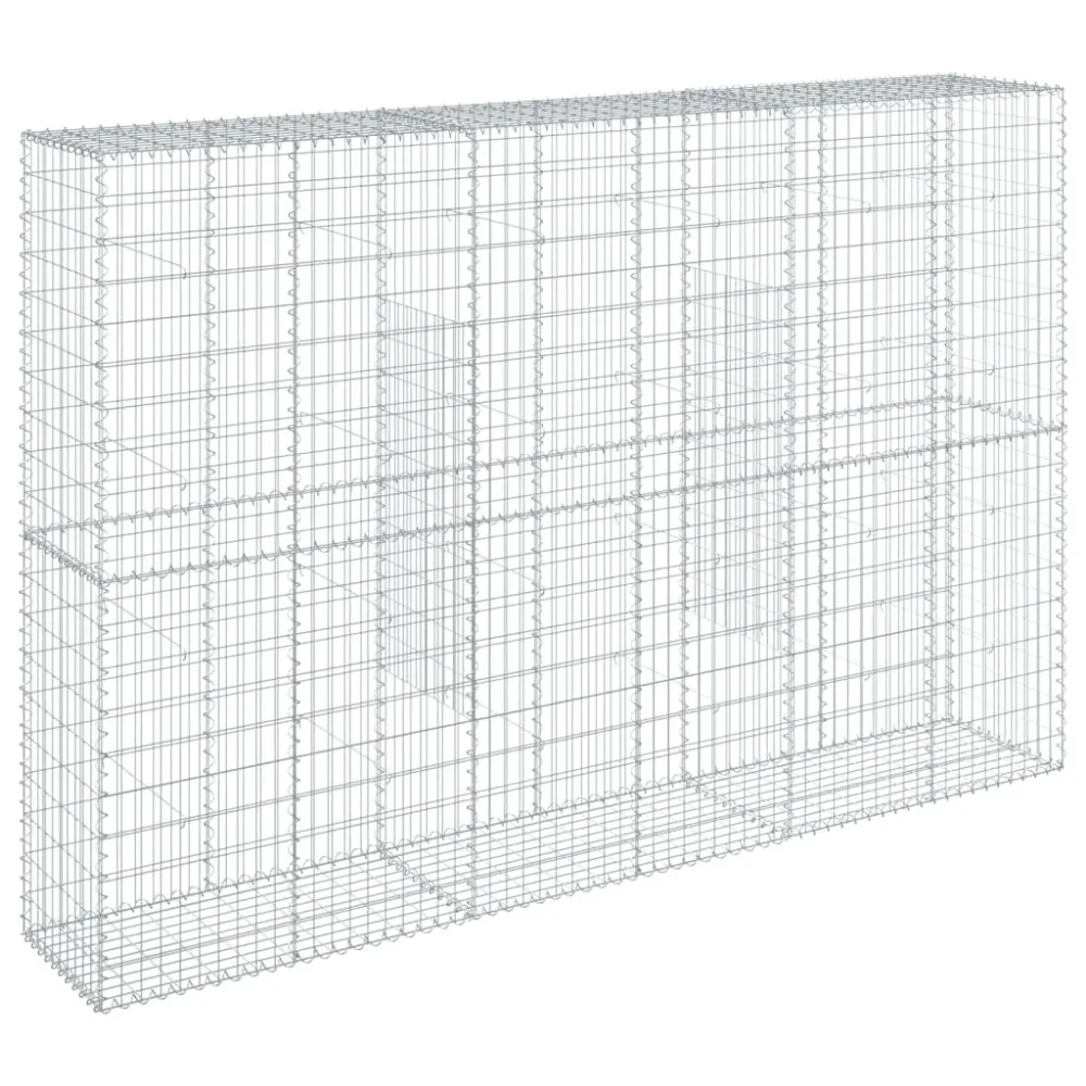 Coș gabion cu capac, 300x50x200 cm, fier galvanizat