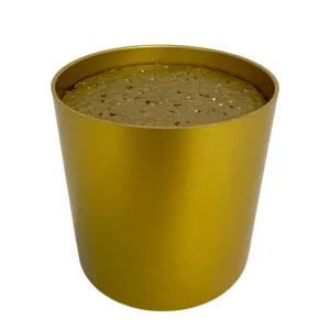Ghivece Din Plastic Pline Pentru Aranjamente Auriu 8 cm