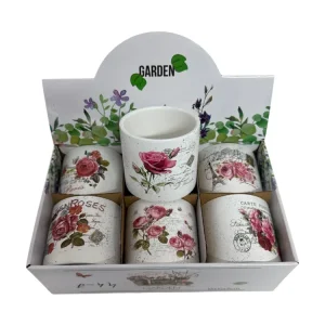 Ghiveci Din Ceramica 6/Set Model 006