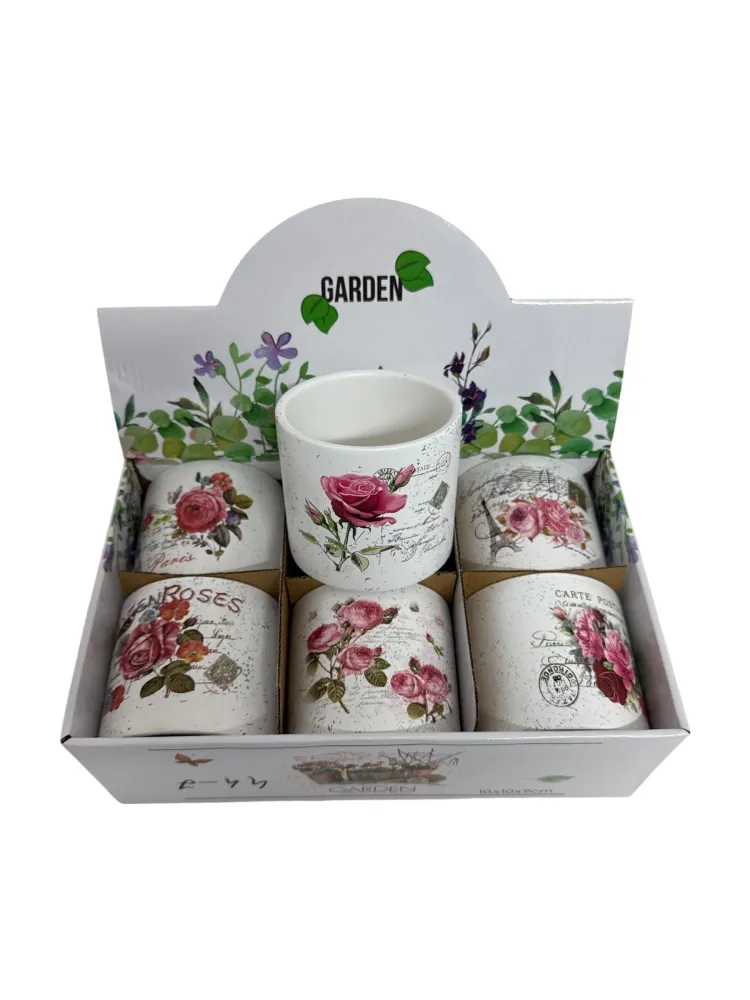 Ghiveci Din Ceramica 6/Set Model 006