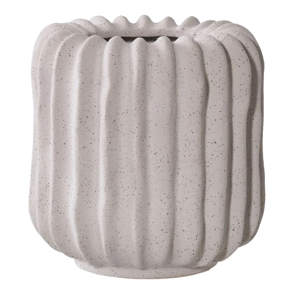 Ghiveci din ceramica gri ø15x15 cm