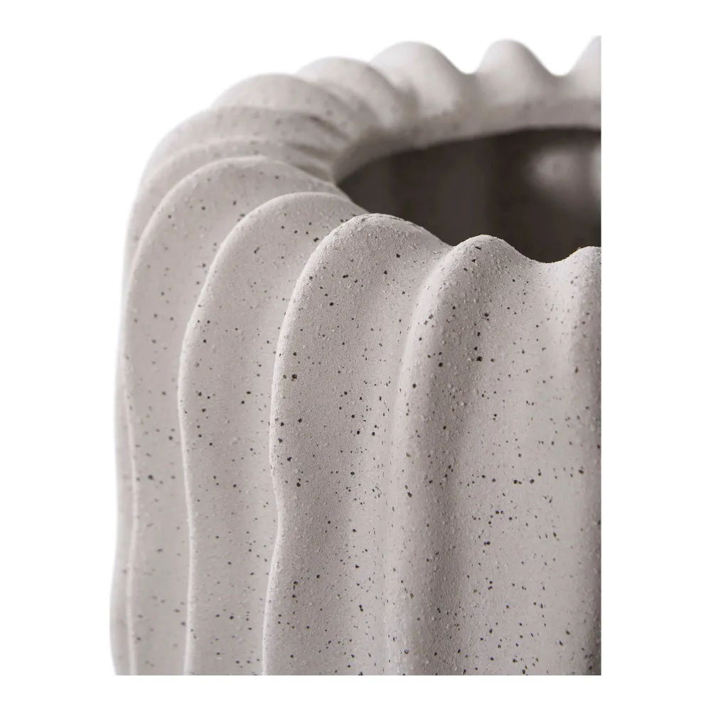 Ghiveci din ceramica gri ø15x15 cm