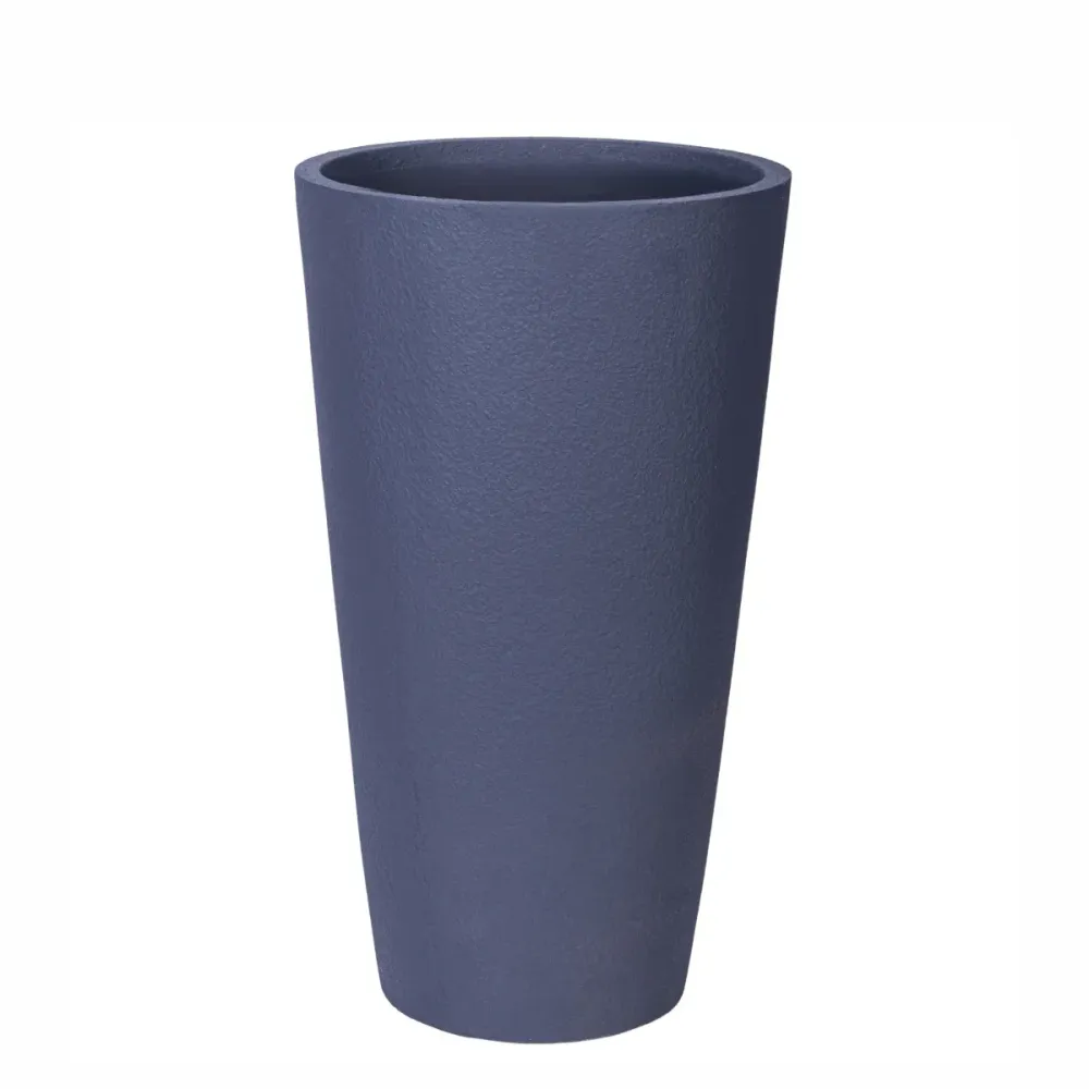 Ghiveci ecologic, Eco-friendly, Naimeed D6341, Mediu, din materiale minerale, Gri, 57x35x35cm