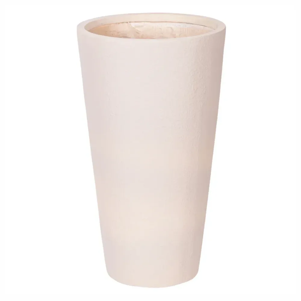 Ghiveci ecologic, Eco-friendly, Naimeed D6342, Mare, din materiale minerale, Crem, 75X41x41cm