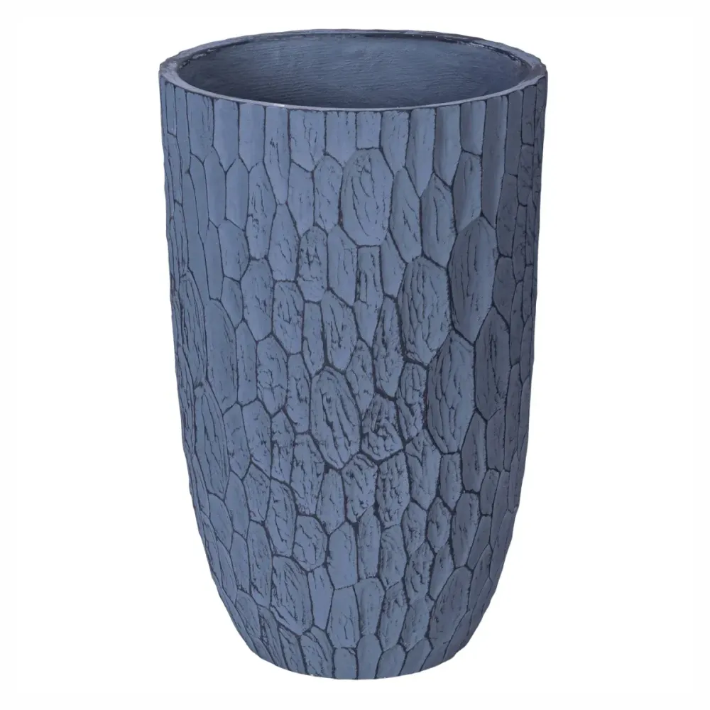 Ghiveci ecologic, Eco-friendly, Naimeed D6344, Mare, din materiale minerale, Gri, 75X43x43cm