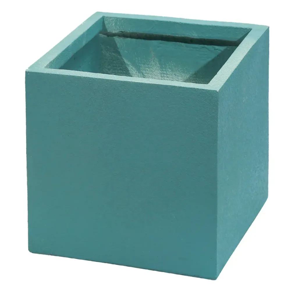 Ghiveci ecologic, Eco-friendly, Naimeed D6347, Mare, din materiale minerale, Verde, 50x50x50cm