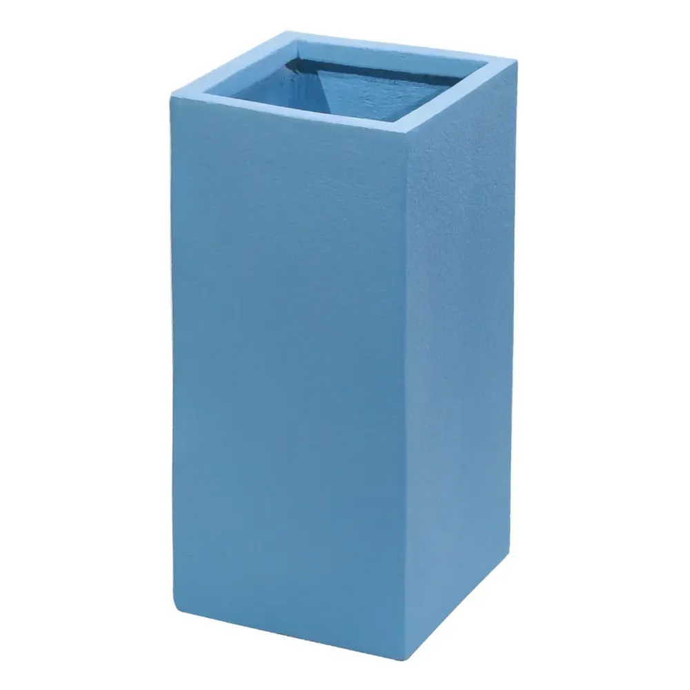 Ghiveci ecologic, Eco-friendly, Naimeed D6349, Mare, din materiale minerale, Albastru, 75x40x40cm