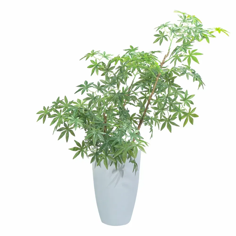 Ghiveci ecologic, Eco-friendly, Naimeed D6365, Mare, din materiale minerale, Gri, 48x39x39cm