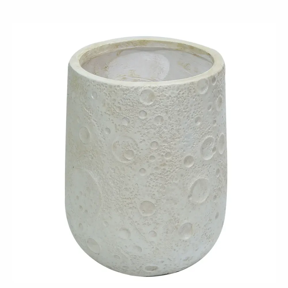 Ghiveci ecologic, Eco-friendly, Naimeed D6373, Mic, din materiale minerale, Gri, 39x29x29cm