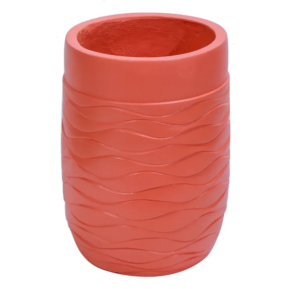 Ghiveci ecologic, Eco-friendly, Naimeed D6383, Mare, din materiale minerale, Caramiziu, 57x40x40cm