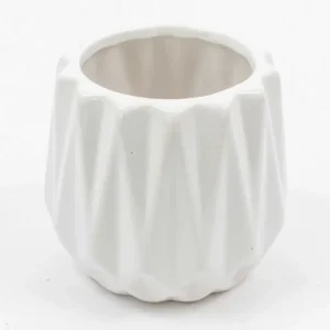 Ghiveci flori Din Ceramica Cu Romburi 4/set
