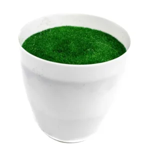 Ghiveci flori Din Plastic Pline Pentru Aranjamente Rotund Alb 12Cm x 11.5Cm