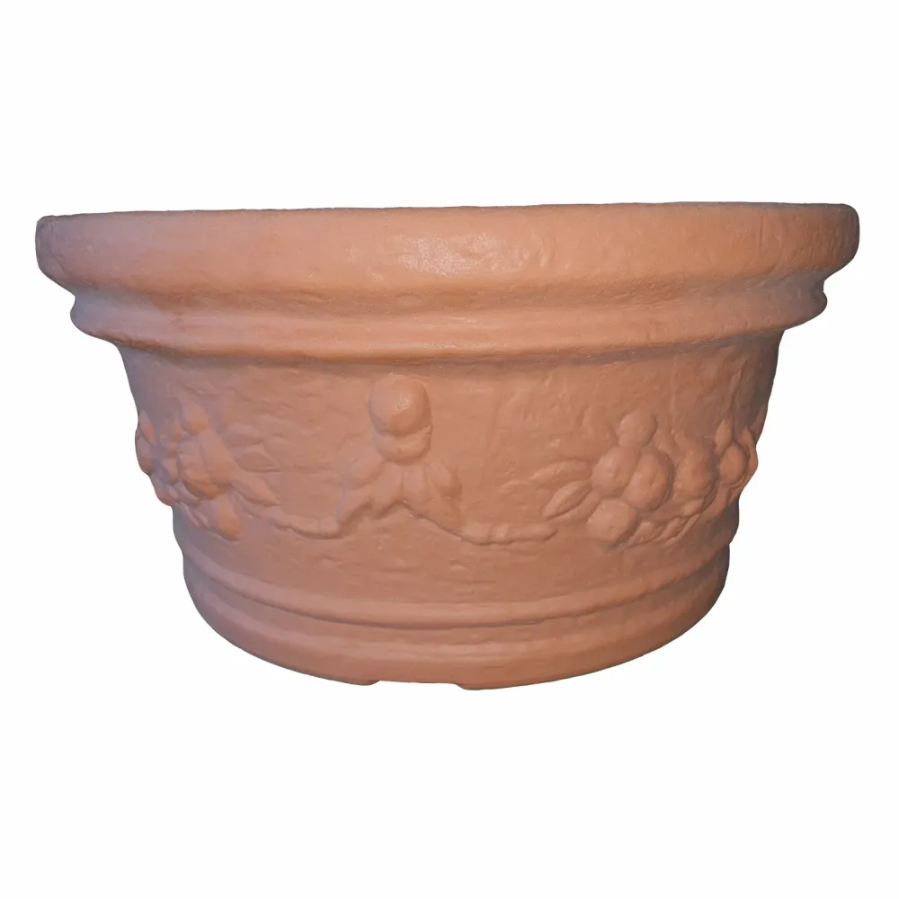 Ghiveci Massive Gardinella, Biscuit Natural, 40 cm, 13 litri