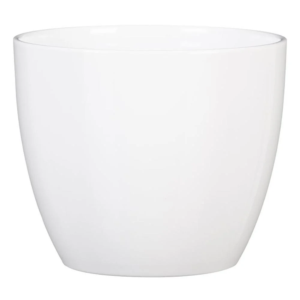Ghiveci plante rotund Ceramic Scheurich, Ø 19 cm, H17 cm, Alb