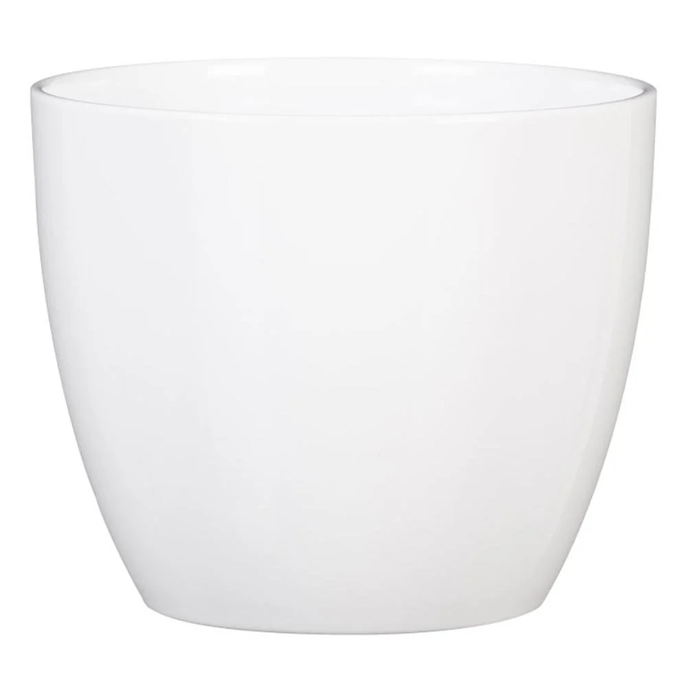 Ghiveci plante rotund Ceramic Scheurich, Ø 33 cm, H30,1 cm, Alb