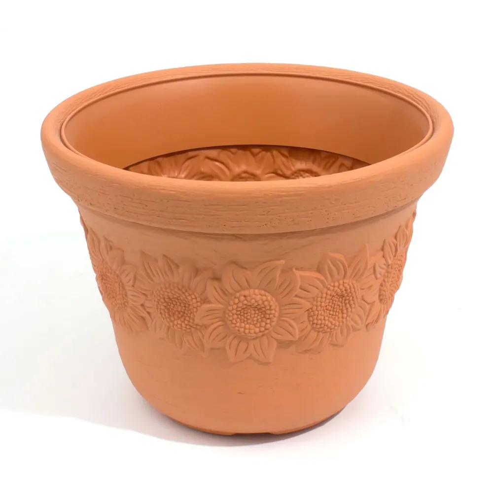 Ghiveci Sunny, Biscuit Natural, 30 cm, 6 litri
