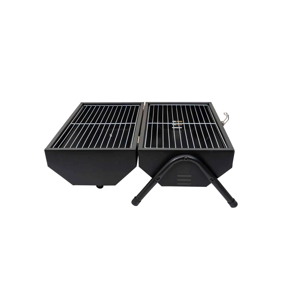 Gratar metalic, hexagonal, cu 2 grile de gatit, negru Z-TOOLS / ZTS 8332