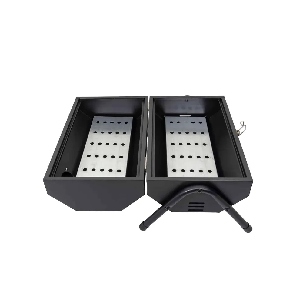 Gratar metalic, hexagonal, cu 2 grile de gatit, negru Z-TOOLS / ZTS 8332