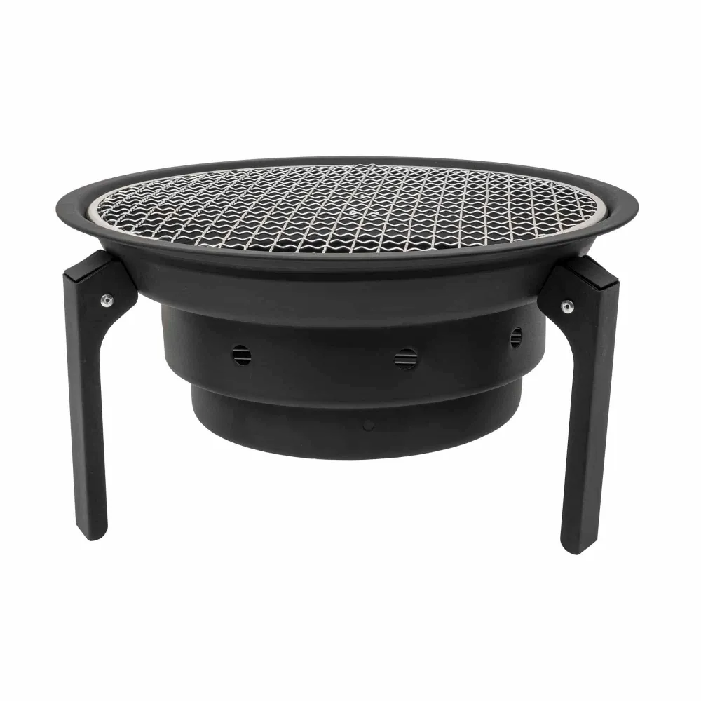 Gratar metalic pentru camping, pliabil, rotund, diametru 35cm Z-TOOLS / ZTS 9088