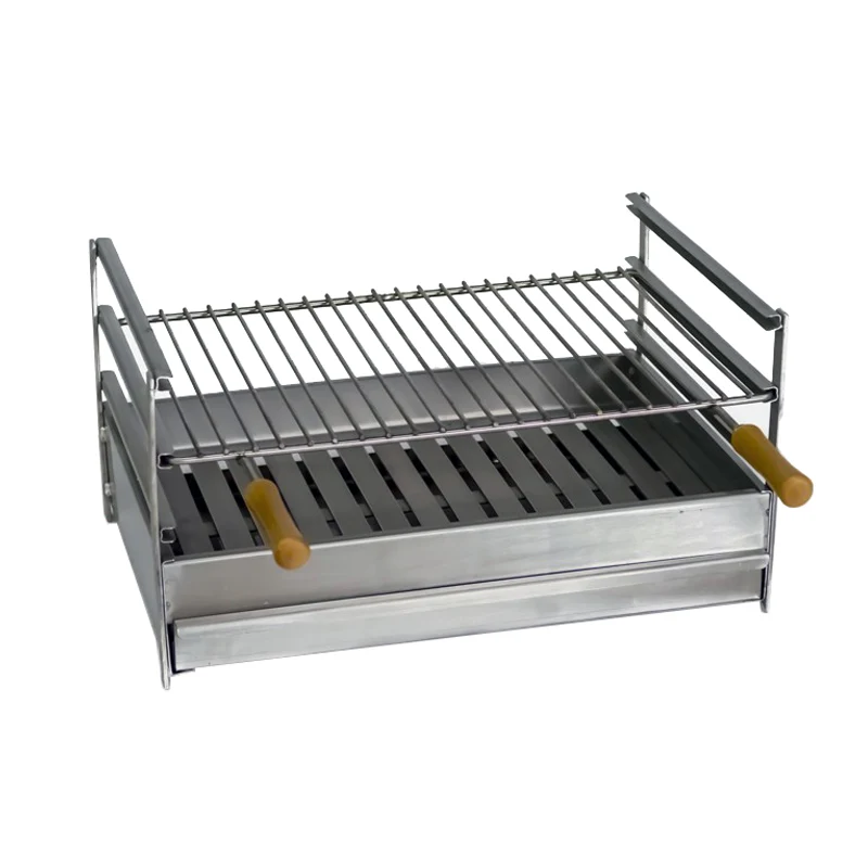 Grătar de șezat din inox 80x40 AC49F