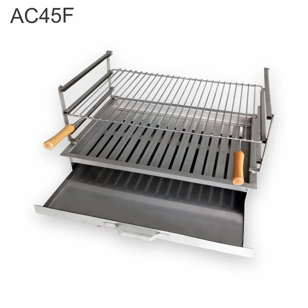 Grătar încastrat din inox 70x38 AC45F