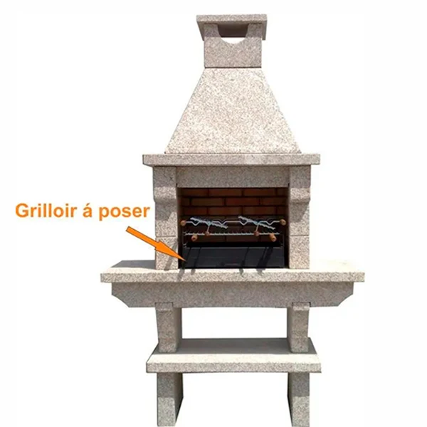 Grătar de pus din fier 56x40 AC56F