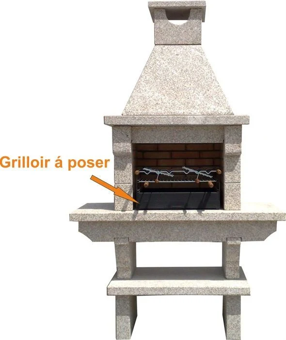Grătar de pus din fier 75x40 AC42F