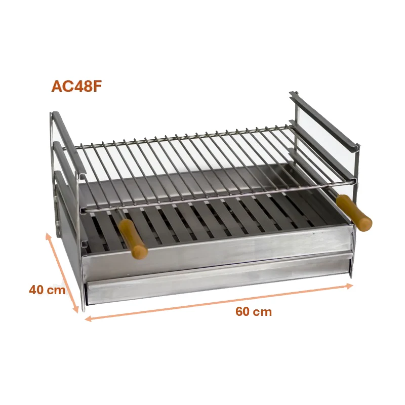 Grătar de pus din inox 60x40 AC48F